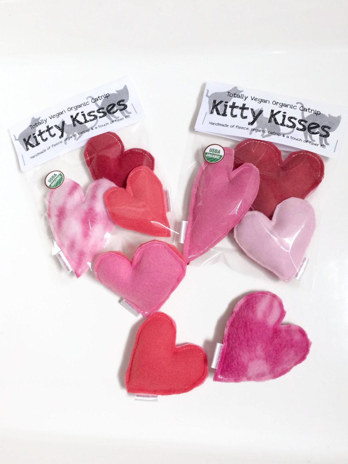 Kitty Kisses Catnip Hearts